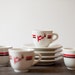 4 Vintage Italian Coffee Cup Collection '70 Kicco in ceramic