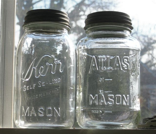 Vintage Mason Jars Atlas Kerr