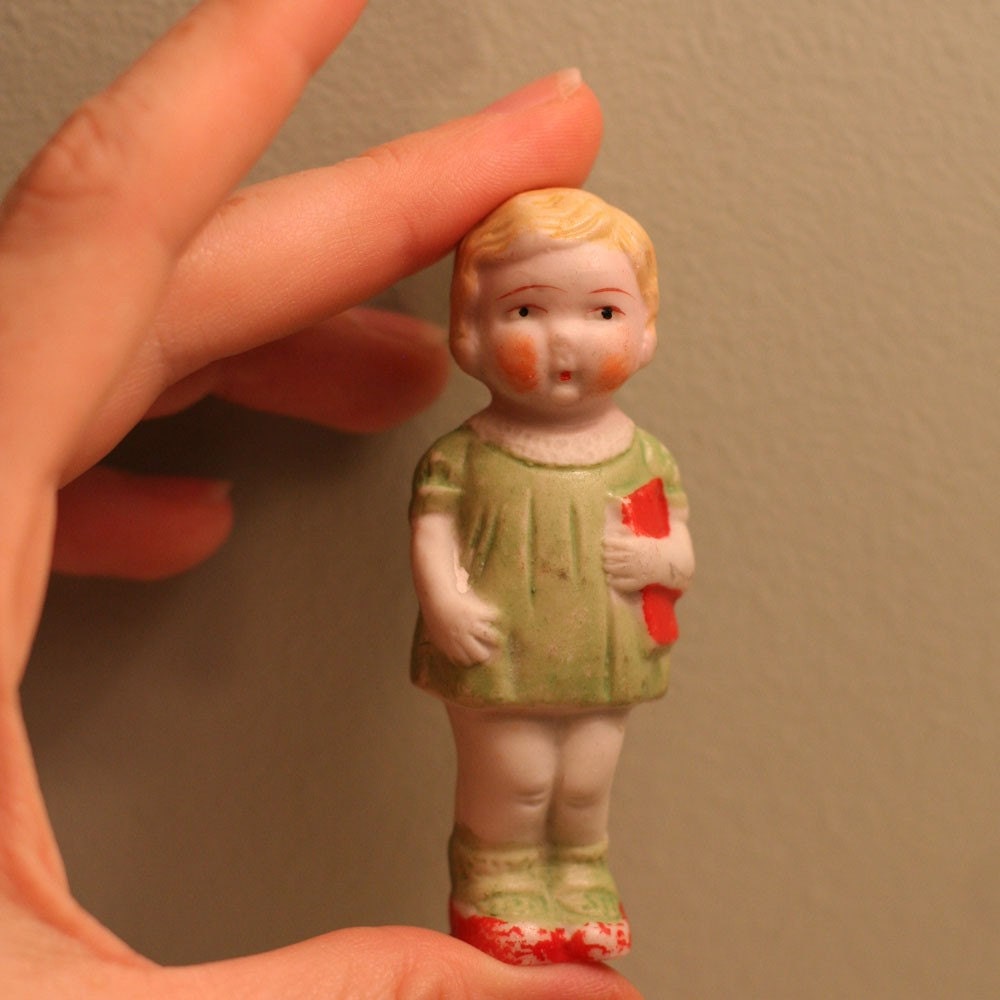 Perfect Bisque Penny Dolls from Japan