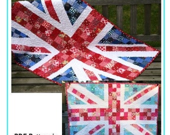 Union Jack Quilt PDF Pattern