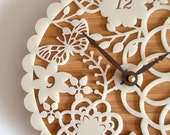 Decorative Wall Clock - Floral Kirie 01