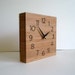Simple Modern square box - wall or desk clock - father's day - Uncomplicated