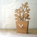 Houseplant Desktop Clock - Medium