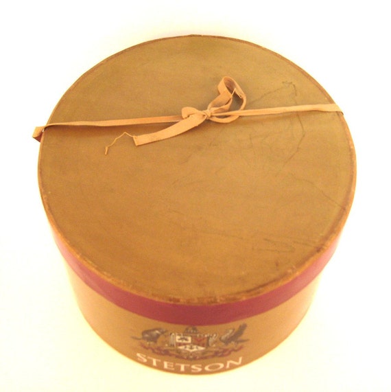 Vintage Stetson Hat Box Stylish Men's Haberdashery