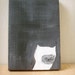 original painting canvas painting- ghost cat