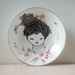 hand drawn plate