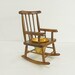 Vintage Rocking Chair Planter Wood Chair Flower Pot
