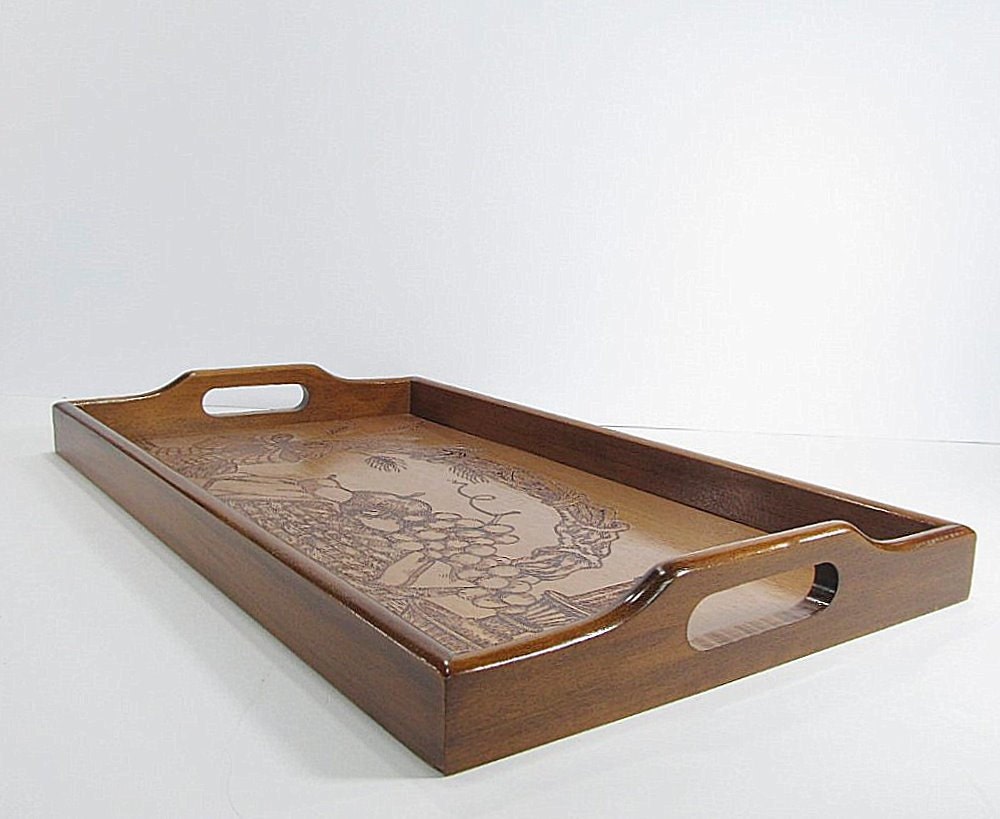 Vintage Wooden Tray 69