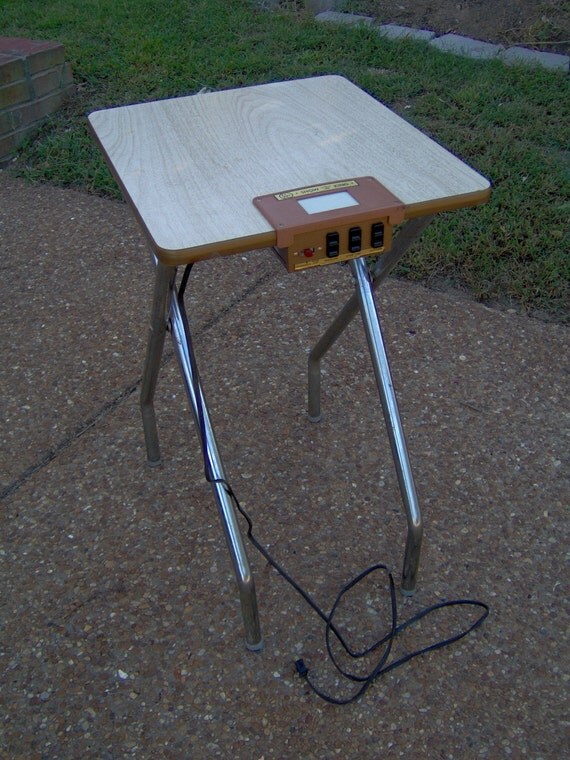 Vintage Show King Slide Projector Table by Logan Electric