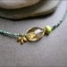 African Turquoise and Citrine Necklace - Summer Petite Jewelry
