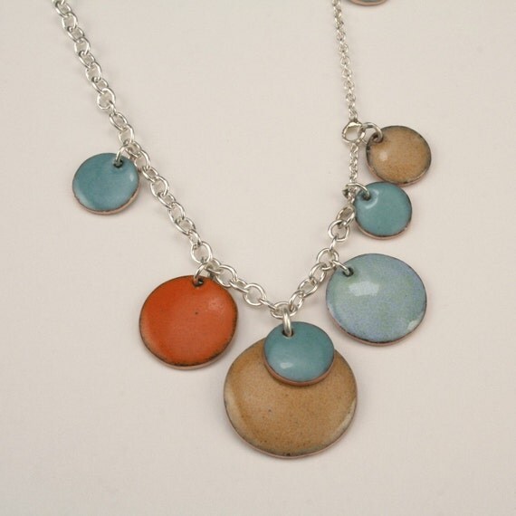 Items similar to confetti necklace on Etsy