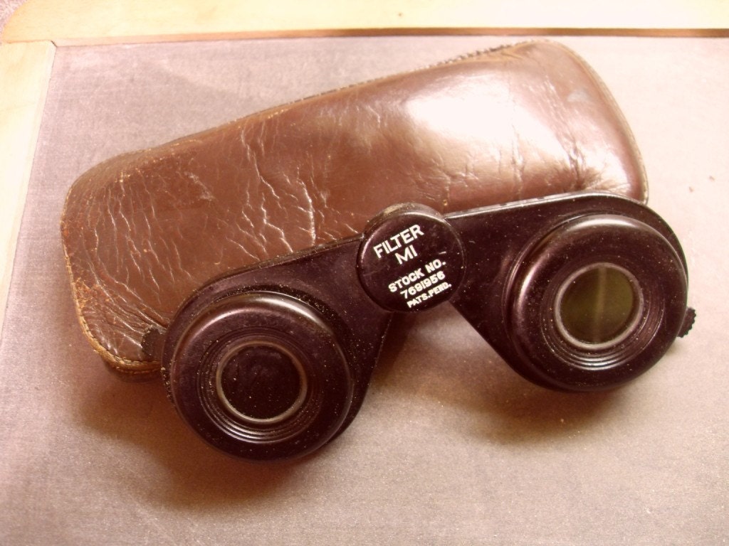 WW II Army Binoculars Filter MI