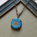 Sweet William, Vintage Glass Button Necklace