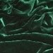 SILK VELVET fabric 28 percent silk 72 percent rayon - hunter GREEN