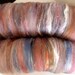 One Pot textured multi fiber spinning felting batt 4ozs