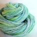 Handspun yarn Thick and Thin merino bulky 1.7oz 62yards Watery
