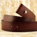 wood grain leather snap belt