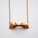 Bow Tie Necklace - Handmade Jewelry - Bridesmaids Gift - Christmas Gift - Free Shipping in the US - Mother's Day Jewelry
