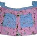 Retro Mother's Helper Reversible Half Apron OOAK