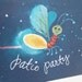 Vintage Firefly Invitations - Vintage Party Invitations - Vintage Invites