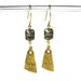 Steampunk Earrings Jewelry by edmdesigns Watch Parts Antique Brass EXCEPTIONAL Flourish SMOKE Czech Glass - BEAUTIFUL Victoriana
