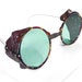 Steampunk Goggles Antique Willson Rare TORTOISE SHELL Frames Driving Glasses Green Tint MINT Condition by from edmdesigns