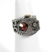Steampunk VINTAGE Watch Movement Jeweled Adjustable Ring with Swarovski Crystal - ATTENTION GRABBER....Exclusively Offered by edmdesigns
