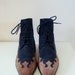 Jessie - Two Tone Suede Ankle Boots. Size 7.