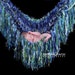 Fringie Baby Blanket Hammock Photo Prop - Blue, Turquoise, Teal, Green