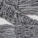 Men Scarf Gray Mens Scarves, Hand Knit in Silver to Slate Grey with Fringe