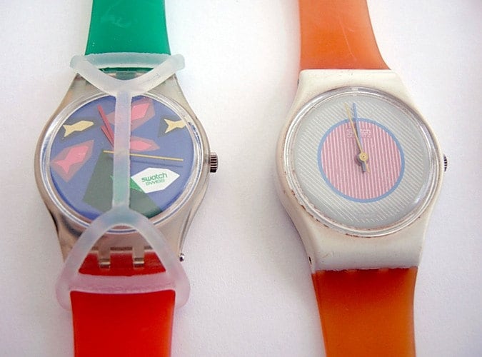 swatch watch 1980s