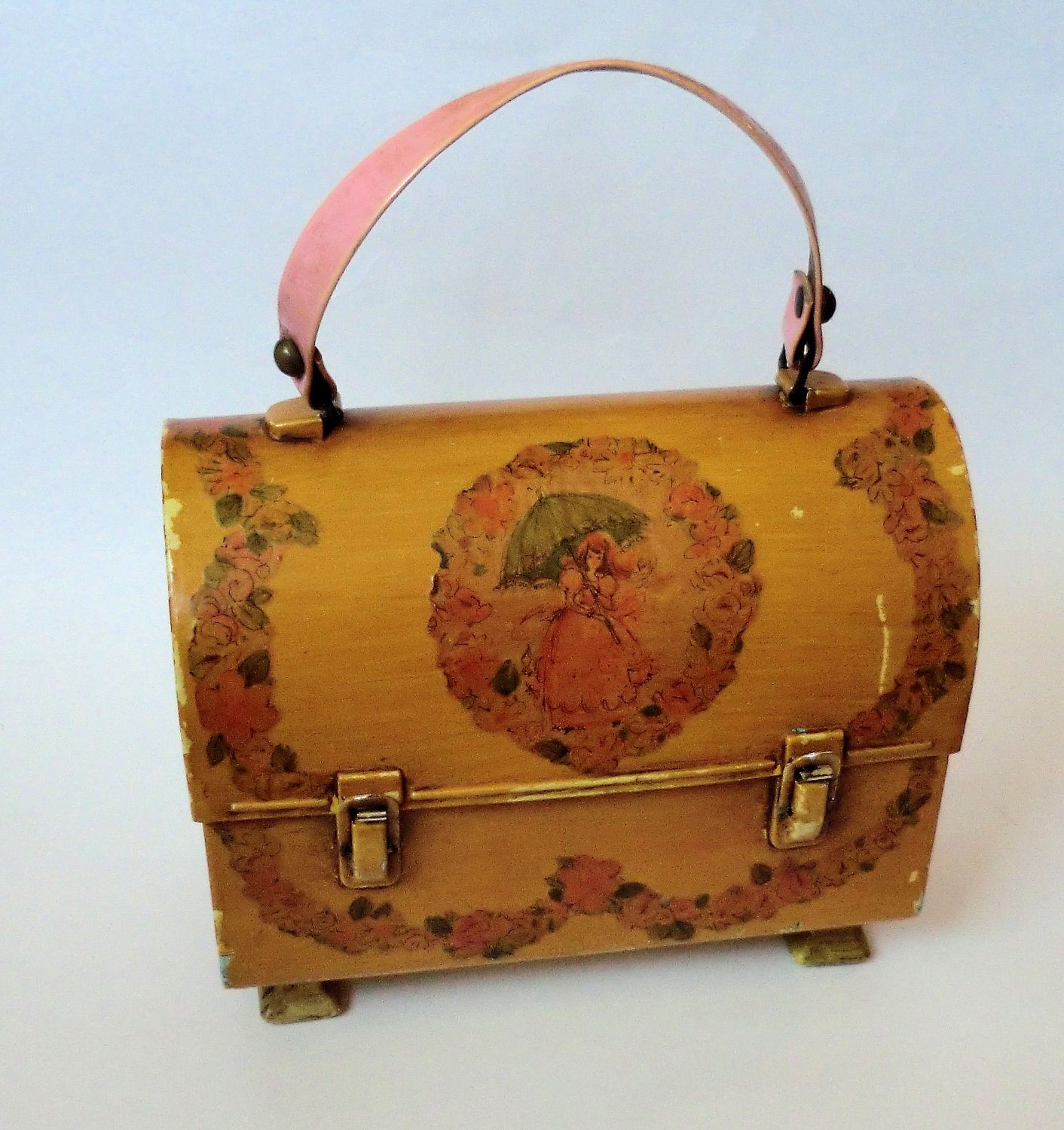 VINTAGE Handmade Lunch Box PURSE