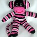 Lucy the sock monkey Ready to ship