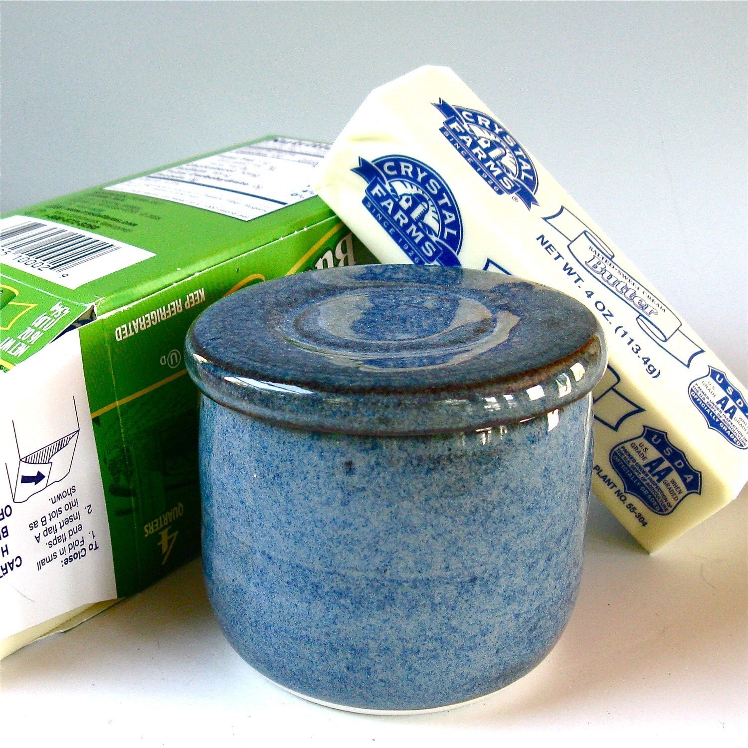 french butter crock mini bell