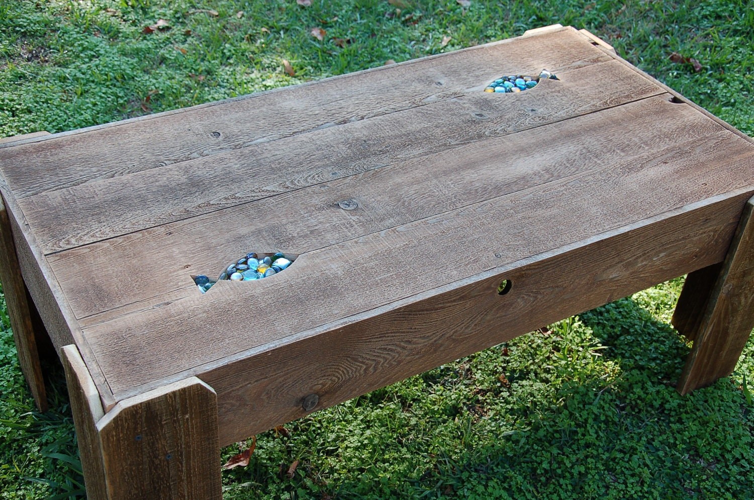 Large Coffee Table. FISH Table Lake House Decorations. Beach