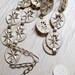 Eight Point Star Gold Brass Chain Belt