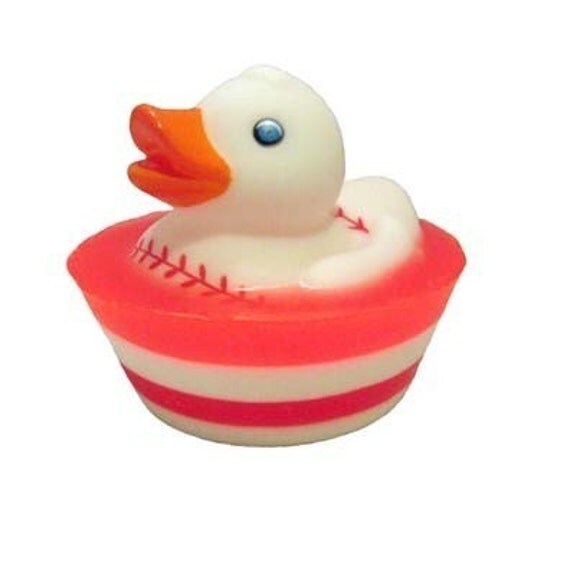 Baseball Rubber Ducky Glycerin Kids Soap