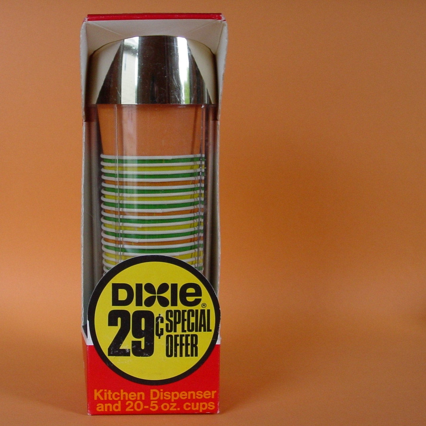 1970 Dixie Cup Dispenser by sirkus on Etsy