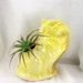 Large vintage yellow cat planter