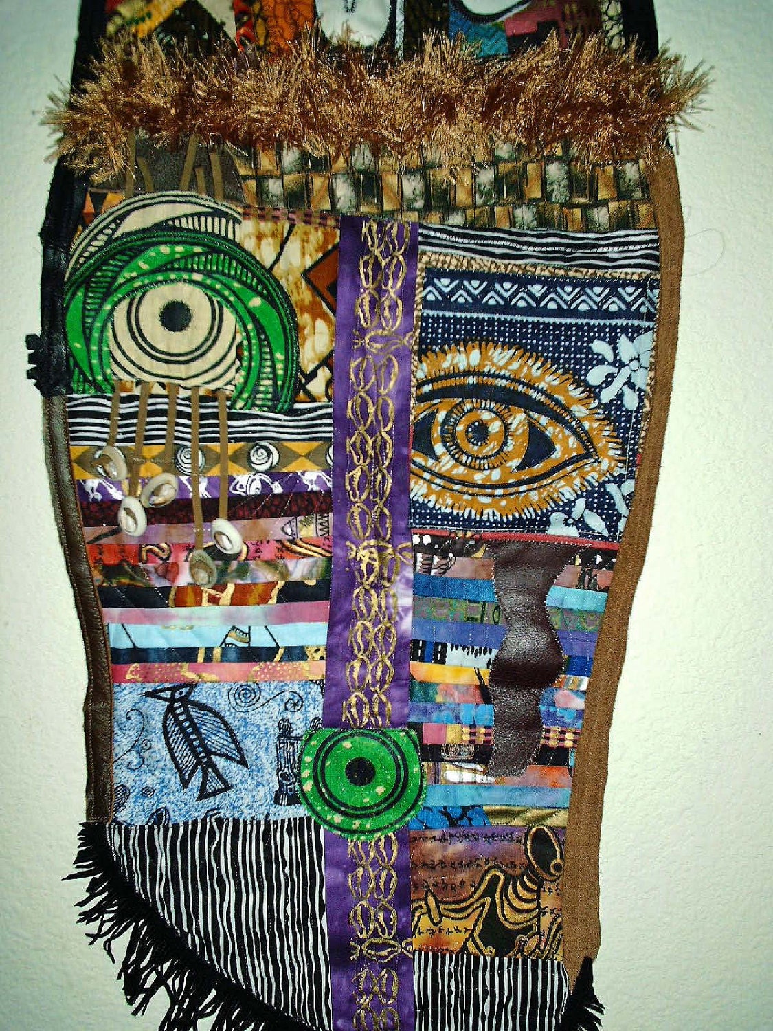 African Mask Wall Art 2