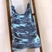 Grocery Market Tote Bag Tote/ Reusable Bag Blue Camo