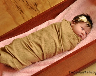 4 Swaddler Receiving Blankets - Airy Oversized Swaddling Gauze Wraps w rolled edge - 20 choices