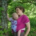 Slightly Stretchy Baby Wrap/Sling Carrier w panel - Great Support - DVD included