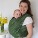 Gauze Baby Wrap - Airy Cotton LAST ONE - Moss Shimmer - DVD