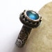 Blue Moonstone Ring - Sterling Silver And Gemstone Ring - Size 6 Ring - Moonstone Jewelry