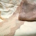 High Tea Mocha Rose Beige English Netting with Lace Borders 4 Inch Wide BTY