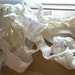 Stretch Velvet Ruffled FOE Elastic Soft Comfy Panties Slips Headbands Camisoles Ivory BTY 2 YDS