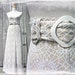 ON RESERVE.................Vintage Taupe Maxi Skirt With Buckle Sash