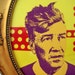 SALE - 50% off - david lynch and the tiny red dots, framed original