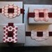 Red Polka Dot Letterpress Buckle with Velvet Ribon